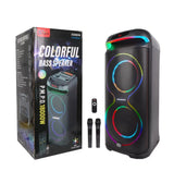 Bluetooth zvucnik karaoke ZQS-8258 sa bezicnim mikrofonom