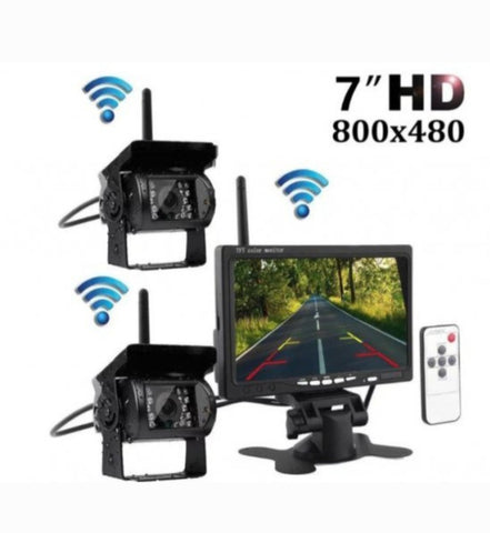 Set kamere sa monitorom 7 inca  za kamion 2kom