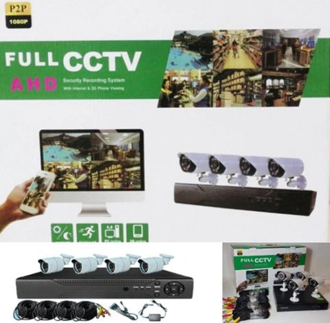 Video nadzor sa 4 kamere i resiverom full CCTV