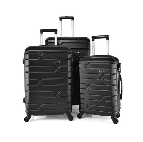 Koferi za putovanje 3u1 set crni