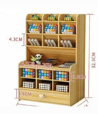 Polica organizer za olovke i pribor sa fiokom