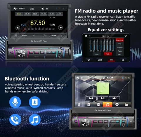 Auto radio multimedija na izvlacenje