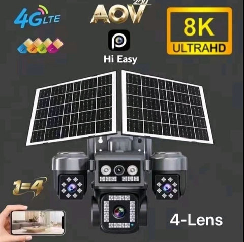 Kamera solarna sa 4 sociva 4G -WIFI HD ultra