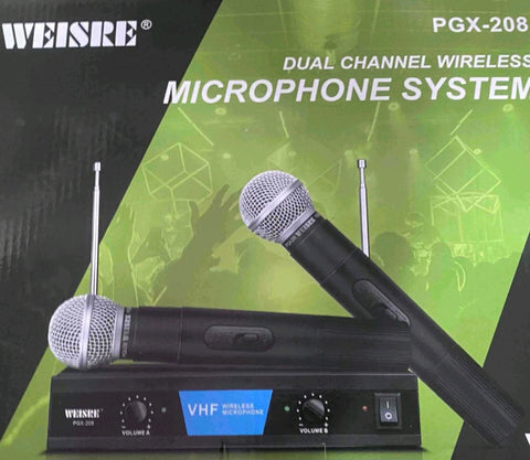 Bezicni mikrofon set sa resiverom Weisre PGX-208