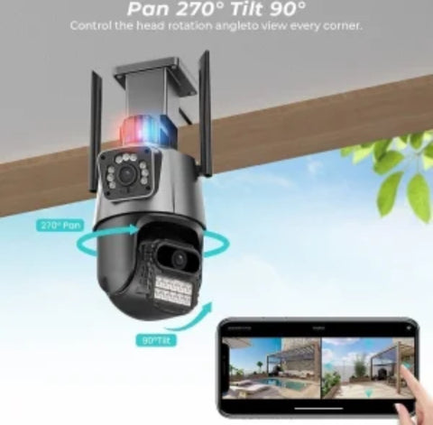 Rotirajuća Wi – Fi  kamera P11 –  sa 2 sočiva