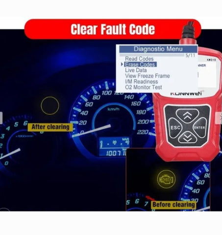 Auto dijagnostika OBD2 KW -310