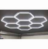 Hexagon led osvetljenje za auto servise 7 polja