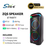 Bluetooth zvucnik karaoke ZQS-8258 sa bezicnim mikrofonom