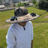 Pecaroski sesir solarni sa ventilatorima