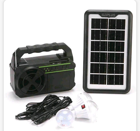 Solarni sistem sa radiom i 3 sijalice solarni panel