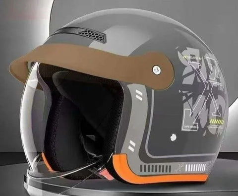 Jet kaciga za motor open face sa vizirom