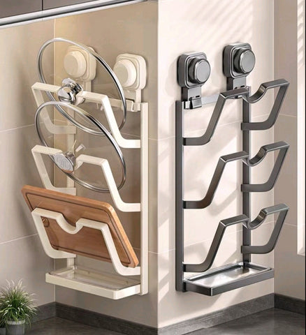 Zidni drzac za poklopce lonaca i serpi