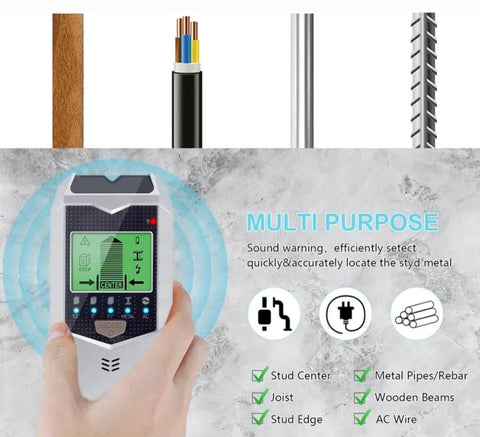 Detektor kablova i armature za zidove 5in1