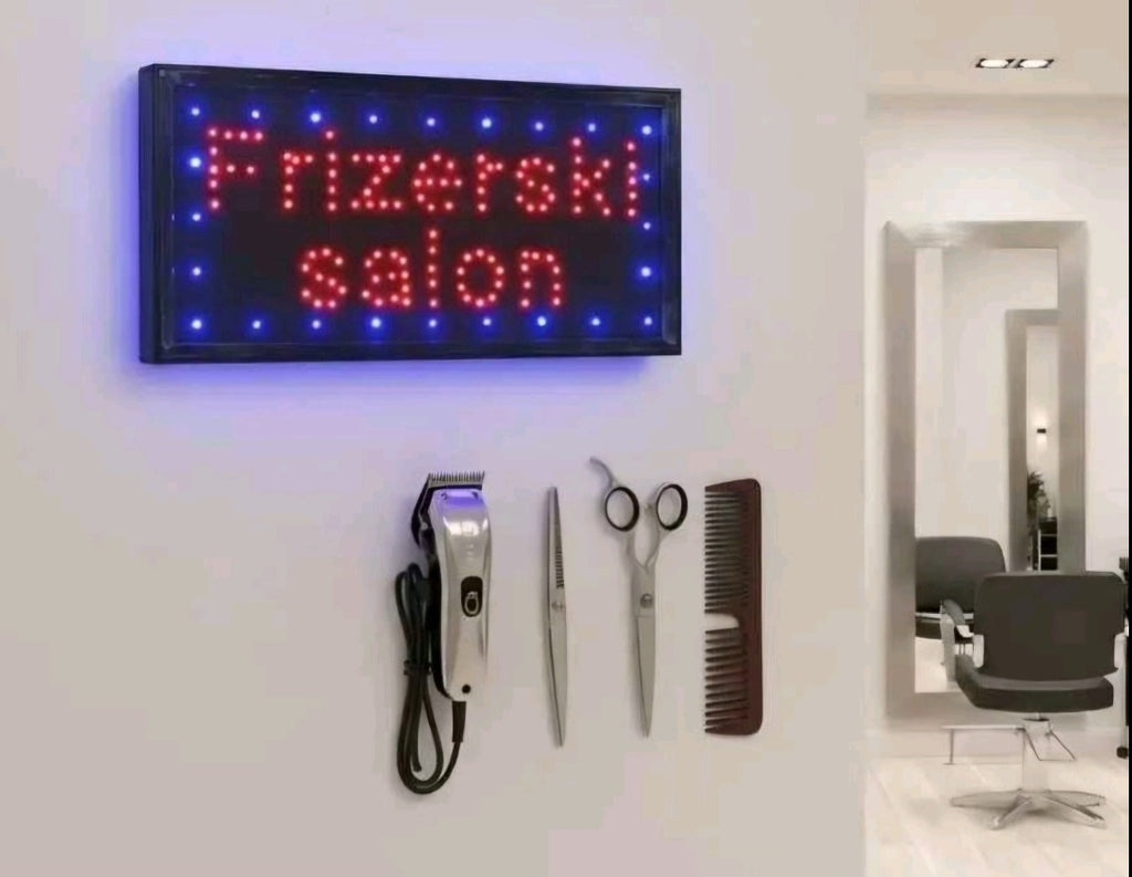 Svetleca led reklama Frizerski salon – MEGA-SHOP.RS