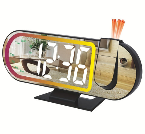 Digitalni led stoni sat sa projektorom