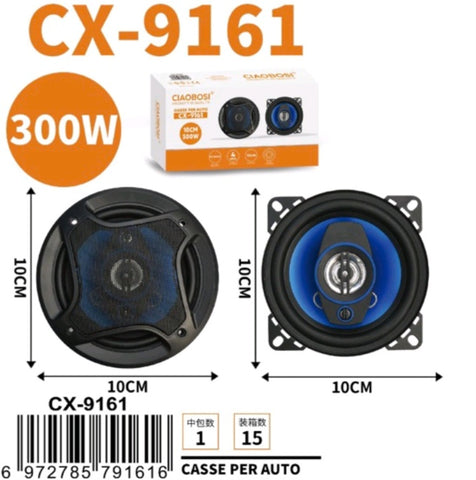 Zvucnici za auto 10cm CIAOBOSI CX-9161