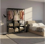 Stender multifunkcionalni garderober sa policama za obucu